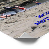 ナチュラルブリッジビーチプリント – フレームを選択 ポスター (角)