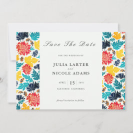 ナチュラルブルーイエローウォーター色ひまわり結婚の花 セーブザデート