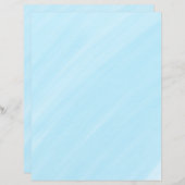 ナチュラルブルーウォーターカラースクラップブック作り紙 (正面/裏面)