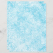 ナチュラルブルーマーブルスクラップブック作り紙 (正面/裏面)