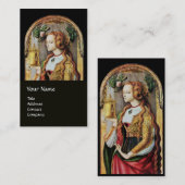 ナチュラルヘア，美しい&コスメティック，ブラック 名刺 (正面/裏面)