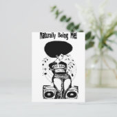 ナチュラルヘアTシャツ ポストカード (スタンド正面)