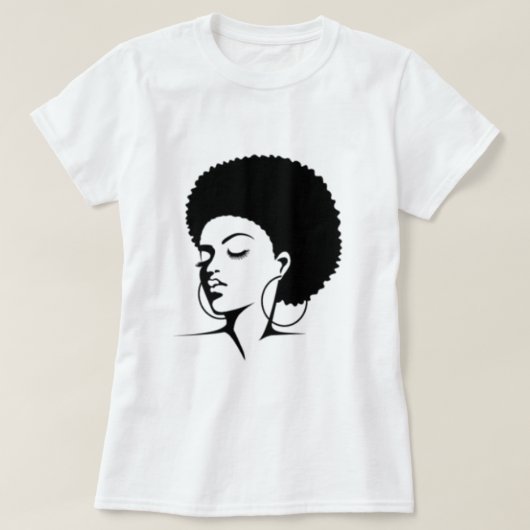 ナチュラルヘアTシャツ Tシャツ (デザイン正面)