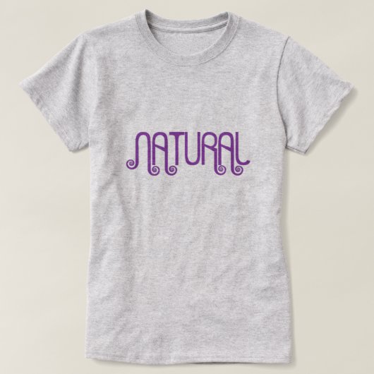 ナチュラルヘアTシャツ Tシャツ (デザイン正面)