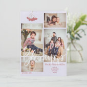 ナチュラルベージュ白赤面4枚の写真ファモダンミリ シーズンカード (スタンド正面)