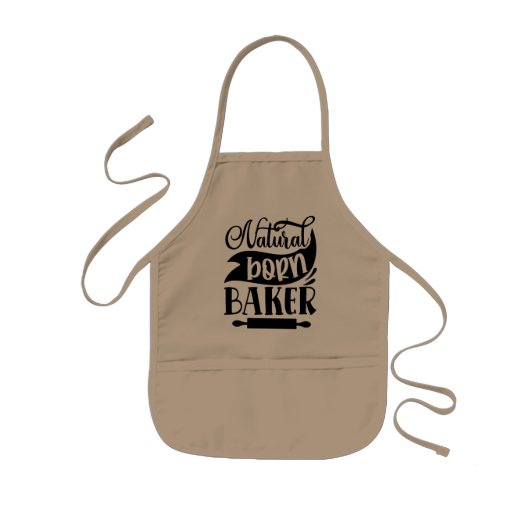 ナチュラルベ生まれーカー 子供用エプロン (正面)