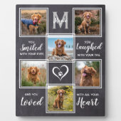 ナチュラルペットメモリアル  思い出のユニークフォトコラージュ フォトプラーク (正面)