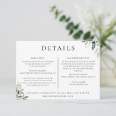 ナチュラルボタニックウェディングの詳細情報 招待状 (スタンド正面)