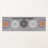 ナチュラルマンダラフローラ ヨガマット (正面(横))