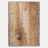 ナチュラルモミ材:テクスチャ付きサーフェス スローブランケット (正面縦)