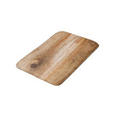 ナチュラルモミ材：テクスチャ付きサーフェス バスマット (アングル)