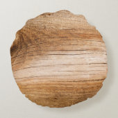 ナチュラルモミ材：テクスチャ付きサーフェス ラウンドクッション (裏面)