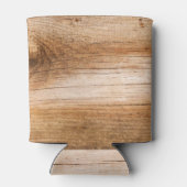 ナチュラルモミ材：テクスチャ付きサーフェス 缶クーラー (裏面)