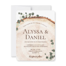 ナチュラルユーカリボタニカルオンベースウッドウェディング