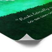 ナチュラルヨガスタジオメディテーションインストラクター引用文 ポスター (角)