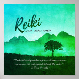 ナチュラルヨガスタジオメディテーションインストラクター引用文 ポスター