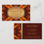 ナチュラルライフエコファッションデザイン名刺 名刺 (正面/裏面)