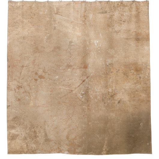 ナチュラルラグジュアリーマーブル効果古代オリエンタルドロー シャワーカーテン (正面)