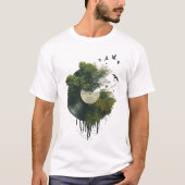 ナチュラルリズムのビニールレコード Tシャツ (正面)