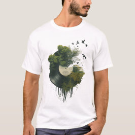 ナチュラルリズムのビニールレコード Tシャツ