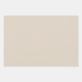 ナチュラルリネン無地のカラー ラッピングペーパーシート (正面3)