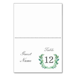 ナチュラルリースエスコートカード テーブルナンバー