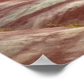 ナチュラルレッド色彩の鮮やかハイル ポスター (角)