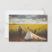 ナチュラルレトロエンゲージメントパーティー サンキューカード (裏面)