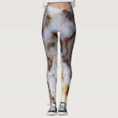 ナチュラルレースアガテストーンホンチュアルカラー&デザイン レギンス (正面)