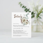 ナチュラルローズ ウッディウェディングの詳細 エンクロージャーカード (スタンド正面)