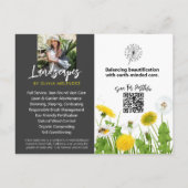 ナチュラルローンサー気にビスダンデオン&ビーズプロモーション ポストカード (裏面)