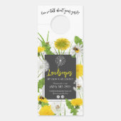 ナチュラルローンサー気にビスプロモーションダンデヨンミツバチ ドアノブサイン (正面)