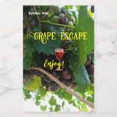ナチュラルワインブドウMini ワインラベル (シングルラベル)