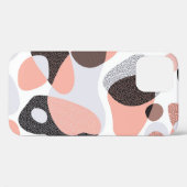 ナチュラル型枠：ジオメトリックシームレステクスチャ。 Case-Mate iPhoneケース (裏面 (横))