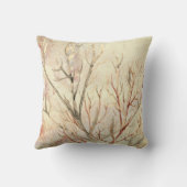 ナチュラル自然コーラルクリーミーアイボリー クッション (裏面)