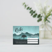 ナチュラル霊気マスター&ヨガインストラクターアポイントメント 予約カード (スタンド正面)