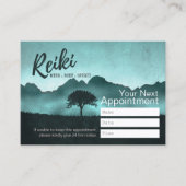 ナチュラル霊気マスター&ヨガインストラクターアポイントメント 予約カード (正面)