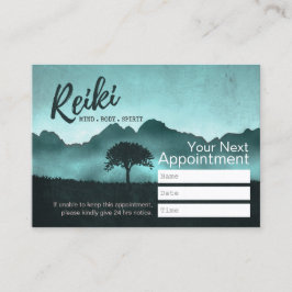 ナチュラル霊気マスター&ヨガインストラクターアポイントメント 予約カード