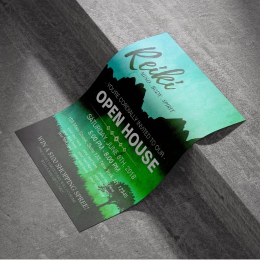 ナチュラル霊気マスター&ヨガインストラクターオープンハウス チラシ