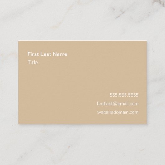 ナチュラル、お会いできて光栄、挨拶、名刺 名刺 (裏面)