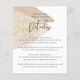 ナチュラル・アーストーン・トーンズ・アブストラクト・ウェディング