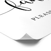 ナチュラル ウェディング ファン おひとりさま 1 枚お持ちください サイン (角)