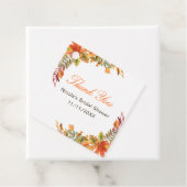 ナチュラル オータム ウェディング シャワー 紅葉 フェイバータグ (インサイチュ)