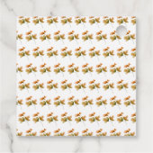 ナチュラル オータム ウェディング シャワー 紅葉 フェイバータグ (裏面)