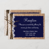 ナチュラル カントリー バルーン ラッピング ウェディング 受付カード エンクロージャーカード (正面/裏面)