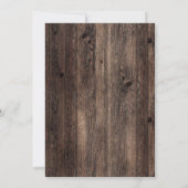 ナチュラル サンフラワー ストリング ライト サプライズ 18歳 招待状 (裏面)