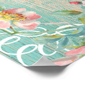 ナチュラル シックなポスター 結婚式のゲストブックポスター ポスター (角)