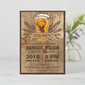 ナチュラル ビール & スタッグ バチェラーパーティー カード (スタンド正面)