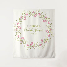 ナチュラル ピンク ガーデン フラワー オーダーメイド ブライズ シャワー