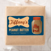 ナチュラル |ピーナッオーガニックトバター |手作りバター ラベル (インサイチュ)